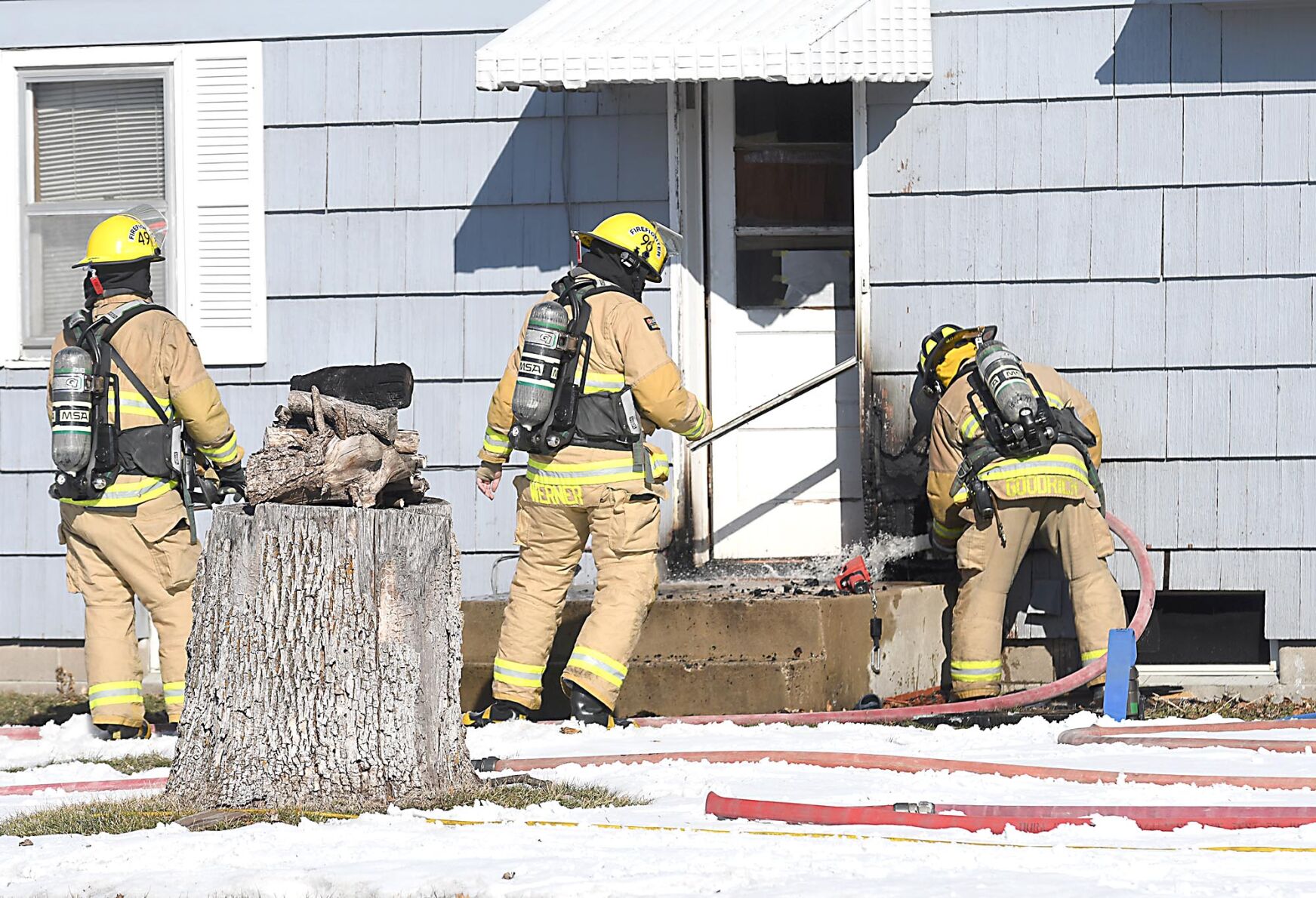 No injuries in house fire